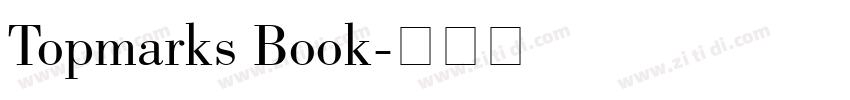 Topmarks Book字体转换